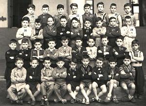 ECOLE LAMORICIERE GARCONS 1955 CE1